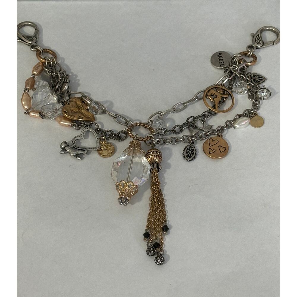 Pant / Jean Chain With Charms Hearts Cherubs